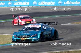 Gary Paffett (GBR) (HWA AG - Mercedes-AMG C 63 DTM)  und Rene Rast (GER) (Audi Sport Team Rosberg - Audi RS5 DTM) 13.10.2018, DTM Round 10, Hockenheimring, Germany, Saturday.