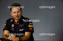 Christian Horner (GBR) Red Bull Racing Team Principal in the FIA Press Conference. 23.03.2018. Formula 1 World Championship, Rd 1, Australian Grand Prix, Albert Park, Melbourne, Australia, Practice Day.