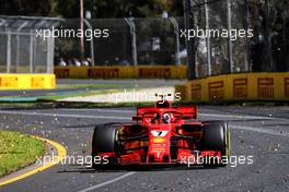 Kimi Raikkonen (FIN) Ferrari SF71H. 23.03.2018. Formula 1 World Championship, Rd 1, Australian Grand Prix, Albert Park, Melbourne, Australia, Practice Day.