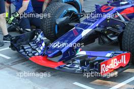 Torro Rosso front wing. 23.03.2018. Formula 1 World Championship, Rd 1, Australian Grand Prix, Albert Park, Melbourne, Australia, Practice Day.