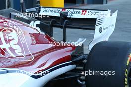 Sauber Rear wing. 23.03.2018. Formula 1 World Championship, Rd 1, Australian Grand Prix, Albert Park, Melbourne, Australia, Practice Day.