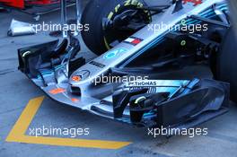 Mercedes Front wing. 23.03.2018. Formula 1 World Championship, Rd 1, Australian Grand Prix, Albert Park, Melbourne, Australia, Practice Day.
