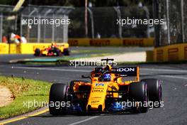 Fernando Alonso (ESP) McLaren MCL33. 23.03.2018. Formula 1 World Championship, Rd 1, Australian Grand Prix, Albert Park, Melbourne, Australia, Practice Day.