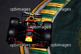 Max Verstappen (NLD) Red Bull Racing RB13. 23.03.2018. Formula 1 World Championship, Rd 1, Australian Grand Prix, Albert Park, Melbourne, Australia, Practice Day.