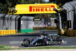 Lewis Hamilton (GBR) Mercedes AMG F1 W09. 23.03.2018. Formula 1 World Championship, Rd 1, Australian Grand Prix, Albert Park, Melbourne, Australia, Practice Day.