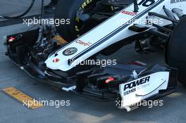 Sauber front wing. 23.03.2018. Formula 1 World Championship, Rd 1, Australian Grand Prix, Albert Park, Melbourne, Australia, Practice Day.