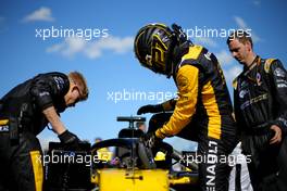 Nico Hulkenberg (GER) Renault Sport F1 Team  25.03.2018. Formula 1 World Championship, Rd 1, Australian Grand Prix, Albert Park, Melbourne, Australia, Race Day.