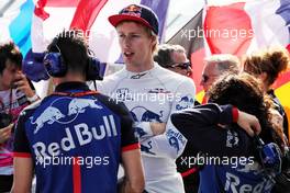 Brendon Hartley (NZL) Scuderia Toro Rosso on the grid. 25.03.2018. Formula 1 World Championship, Rd 1, Australian Grand Prix, Albert Park, Melbourne, Australia, Race Day.