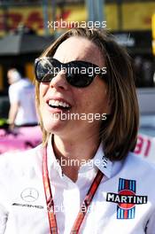 Claire Williams (GBR) Williams Deputy Team Principal on the grid. 25.03.2018. Formula 1 World Championship, Rd 1, Australian Grand Prix, Albert Park, Melbourne, Australia, Race Day.