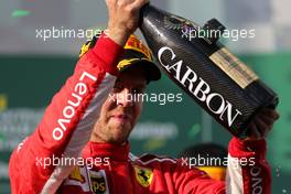 Sebastian Vettel (GER) Scuderia Ferrari  25.03.2018. Formula 1 World Championship, Rd 1, Australian Grand Prix, Albert Park, Melbourne, Australia, Race Day.