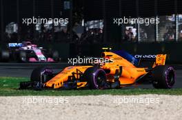 Stoffel Vandoorne (BEL) McLaren MCL33. 25.03.2018. Formula 1 World Championship, Rd 1, Australian Grand Prix, Albert Park, Melbourne, Australia, Race Day.