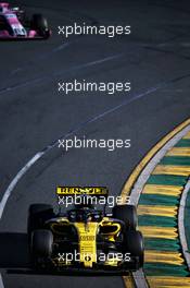 Carlos Sainz Jr (ESP) Renault Sport F1 Team RS18. 25.03.2018. Formula 1 World Championship, Rd 1, Australian Grand Prix, Albert Park, Melbourne, Australia, Race Day.