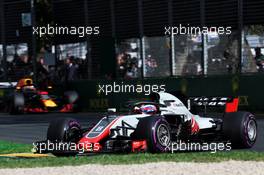 Romain Grosjean (FRA) Haas F1 Team VF-18. 25.03.2018. Formula 1 World Championship, Rd 1, Australian Grand Prix, Albert Park, Melbourne, Australia, Race Day.