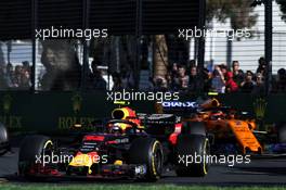 Max Verstappen (NLD) Red Bull Racing RB14. 25.03.2018. Formula 1 World Championship, Rd 1, Australian Grand Prix, Albert Park, Melbourne, Australia, Race Day.