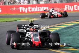 Kevin Magnussen (DEN) Haas VF-18. 25.03.2018. Formula 1 World Championship, Rd 1, Australian Grand Prix, Albert Park, Melbourne, Australia, Race Day.