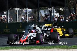 Romain Grosjean (FRA) Haas F1 Team VF-18. 25.03.2018. Formula 1 World Championship, Rd 1, Australian Grand Prix, Albert Park, Melbourne, Australia, Race Day.