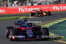 Brendon Hartley (NZL) Scuderia Toro Rosso STR13. 25.03.2018. Formula 1 World Championship, Rd 1, Australian Grand Prix, Albert Park, Melbourne, Australia, Race Day.