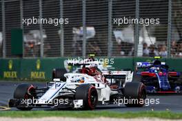 Marcus Ericsson (SWE) Sauber C37. 25.03.2018. Formula 1 World Championship, Rd 1, Australian Grand Prix, Albert Park, Melbourne, Australia, Race Day.