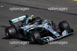 Valtteri Bottas (FIN) Mercedes AMG F1 W09. 25.03.2018. Formula 1 World Championship, Rd 1, Australian Grand Prix, Albert Park, Melbourne, Australia, Race Day.