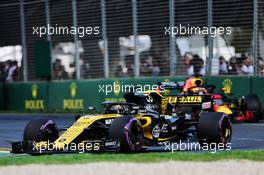 Nico Hulkenberg (GER) Renault Sport F1 Team RS18. 25.03.2018. Formula 1 World Championship, Rd 1, Australian Grand Prix, Albert Park, Melbourne, Australia, Race Day.