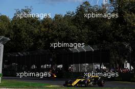 Nico Hulkenberg (GER) Renault Sport F1 Team RS18. 25.03.2018. Formula 1 World Championship, Rd 1, Australian Grand Prix, Albert Park, Melbourne, Australia, Race Day.