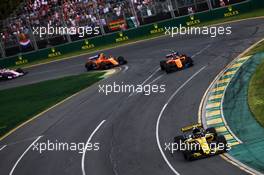 Carlos Sainz Jr (ESP) Renault Sport F1 Team RS18. 25.03.2018. Formula 1 World Championship, Rd 1, Australian Grand Prix, Albert Park, Melbourne, Australia, Race Day.