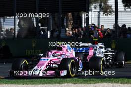 Esteban Ocon (FRA) Sahara Force India F1 VJM11. 25.03.2018. Formula 1 World Championship, Rd 1, Australian Grand Prix, Albert Park, Melbourne, Australia, Race Day.