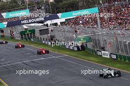 Lewis Hamilton (GBR) Mercedes AMG F1 W09. 25.03.2018. Formula 1 World Championship, Rd 1, Australian Grand Prix, Albert Park, Melbourne, Australia, Race Day.