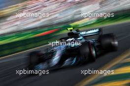 Valtteri Bottas (FIN) Mercedes AMG F1 W09. 25.03.2018. Formula 1 World Championship, Rd 1, Australian Grand Prix, Albert Park, Melbourne, Australia, Race Day.