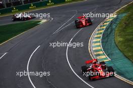 Kimi Raikkonen (FIN) Ferrari SF71H. 25.03.2018. Formula 1 World Championship, Rd 1, Australian Grand Prix, Albert Park, Melbourne, Australia, Race Day.
