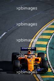 Stoffel Vandoorne (BEL) McLaren MCL33. 25.03.2018. Formula 1 World Championship, Rd 1, Australian Grand Prix, Albert Park, Melbourne, Australia, Race Day.