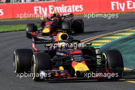 Daniel Ricciardo (AUS) Red Bull Racing RB14. 25.03.2018. Formula 1 World Championship, Rd 1, Australian Grand Prix, Albert Park, Melbourne, Australia, Race Day.