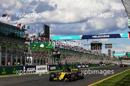 Nico Hulkenberg (GER) Renault Sport F1 Team RS18. 25.03.2018. Formula 1 World Championship, Rd 1, Australian Grand Prix, Albert Park, Melbourne, Australia, Race Day.