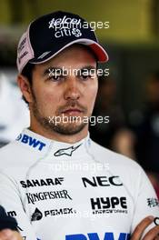Sergio Perez (MEX) Sahara Force India F1. 24.03.2018. Formula 1 World Championship, Rd 1, Australian Grand Prix, Albert Park, Melbourne, Australia, Qualifying Day.