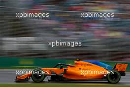 Stoffel Vandoorne (BEL) McLaren F1  24.03.2018. Formula 1 World Championship, Rd 1, Australian Grand Prix, Albert Park, Melbourne, Australia, Qualifying Day.