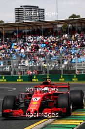 Sebastian Vettel (GER) Ferrari SF71H. 24.03.2018. Formula 1 World Championship, Rd 1, Australian Grand Prix, Albert Park, Melbourne, Australia, Qualifying Day.