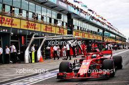 Sebastian Vettel (GER) Ferrari SF71H. 24.03.2018. Formula 1 World Championship, Rd 1, Australian Grand Prix, Albert Park, Melbourne, Australia, Qualifying Day.