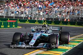 Valtteri Bottas (FIN) Mercedes AMG F1 W09. 24.03.2018. Formula 1 World Championship, Rd 1, Australian Grand Prix, Albert Park, Melbourne, Australia, Qualifying Day.