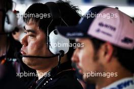 Jun Matsuzaki (JPN) Sahara Force India F1 Team Senior Tyre Engineer. 24.03.2018. Formula 1 World Championship, Rd 1, Australian Grand Prix, Albert Park, Melbourne, Australia, Qualifying Day.