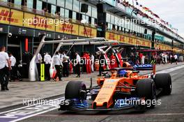 Fernando Alonso (ESP) McLaren MCL33. 24.03.2018. Formula 1 World Championship, Rd 1, Australian Grand Prix, Albert Park, Melbourne, Australia, Qualifying Day.