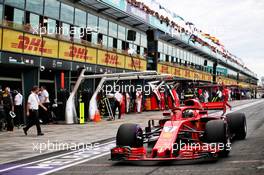 Kimi Raikkonen (FIN) Ferrari SF71H. 24.03.2018. Formula 1 World Championship, Rd 1, Australian Grand Prix, Albert Park, Melbourne, Australia, Qualifying Day.