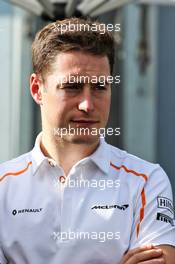 Stoffel Vandoorne (BEL) McLaren. 24.03.2018. Formula 1 World Championship, Rd 1, Australian Grand Prix, Albert Park, Melbourne, Australia, Qualifying Day.