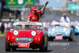 Kimi Raikkonen (FIN) Scuderia Ferrari  25.03.2018. Formula 1 World Championship, Rd 1, Australian Grand Prix, Albert Park, Melbourne, Australia, Race Day.