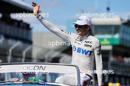 Esteban Ocon (FRA) Sahara Force India F1 Team on the drivers parade. 25.03.2018. Formula 1 World Championship, Rd 1, Australian Grand Prix, Albert Park, Melbourne, Australia, Race Day.