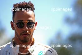 Lewis Hamilton (GBR) Mercedes AMG F1   22.03.2018. Formula 1 World Championship, Rd 1, Australian Grand Prix, Albert Park, Melbourne, Australia, Preparation Day.