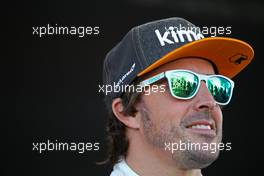 Fernando Alonso (ESP) McLaren F1  22.03.2018. Formula 1 World Championship, Rd 1, Australian Grand Prix, Albert Park, Melbourne, Australia, Preparation Day.