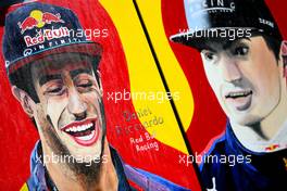 Daniel Ricciardo (AUS) Red Bull Racing and Max Verstappen (NLD) Red Bull Racing  22.03.2018. Formula 1 World Championship, Rd 1, Australian Grand Prix, Albert Park, Melbourne, Australia, Preparation Day.