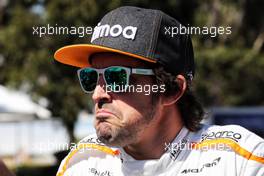 Fernando Alonso (ESP) McLaren. 22.03.2018. Formula 1 World Championship, Rd 1, Australian Grand Prix, Albert Park, Melbourne, Australia, Preparation Day.