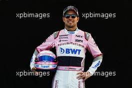 Sergio Perez (MEX) Sahara Force India F1. 22.03.2018. Formula 1 World Championship, Rd 1, Australian Grand Prix, Albert Park, Melbourne, Australia, Preparation Day.