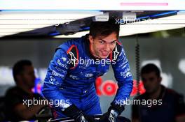 Pierre Gasly (FRA) Scuderia Toro Rosso STR13. 22.03.2018. Formula 1 World Championship, Rd 1, Australian Grand Prix, Albert Park, Melbourne, Australia, Preparation Day.